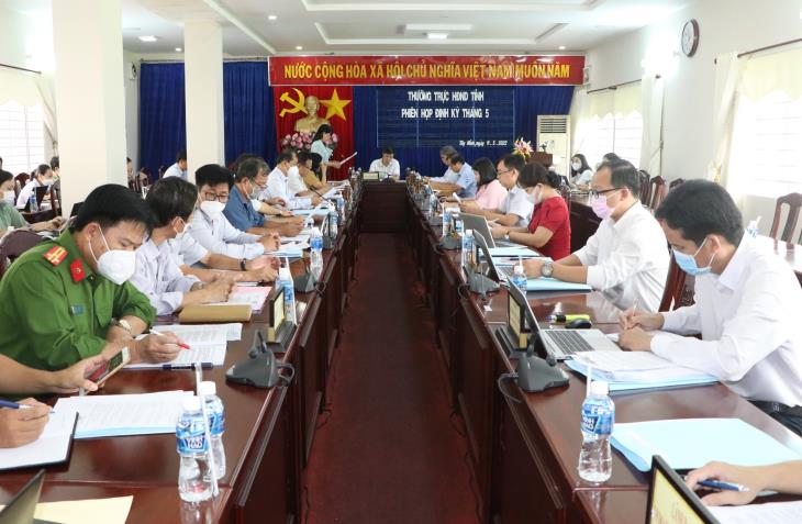 Thường trực HĐND tỉnh họp phiên thường kỳ tháng 5 năm 2022: Cho ý kiến đối với các nội dung trình kỳ họp HĐND tỉnh